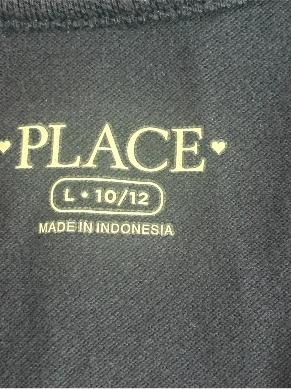 The Children’s Place Navy Blue School Uniform Polo Shirt Top Girls Size L 10/12